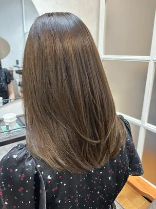 セミロング カラー 堀越 智仁のヘアスタイル