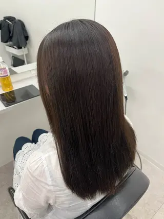 ミディアム 艶カラー推し! なかはらあかりのヘアスタイル