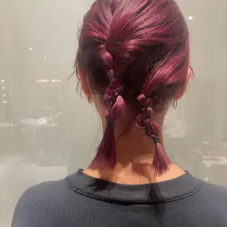 ミディアム カラー yajima Moemiのヘアスタイル