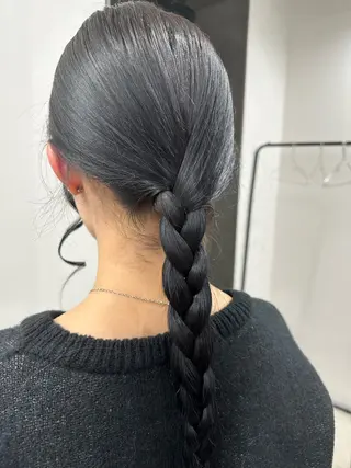 ロング ヘアアレンジ さあや 【透け感/艶感】のヘアスタイル