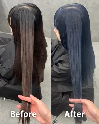 カラー Yoshiいろあそび 八王子/ハイトーンのヘアスタイル