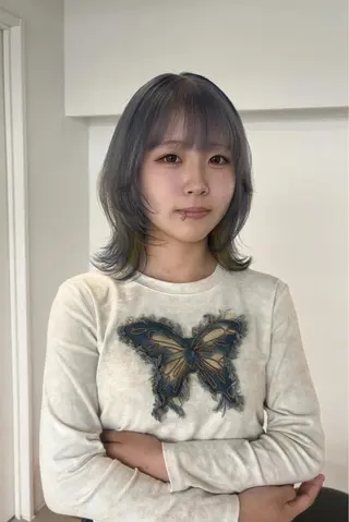 ミディアム カラー 【sica】 チナのヘアスタイル