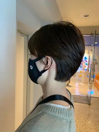 ショート うしだ かおるのヘアスタイル