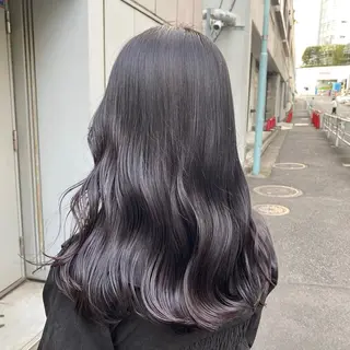 セミロング カラー ヘアアレンジ Ryo｜横浜メンズ パーマ/韓国ヘアのヘアスタイル