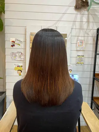 セミロング パーマ 奥田 誠司のヘアスタイル