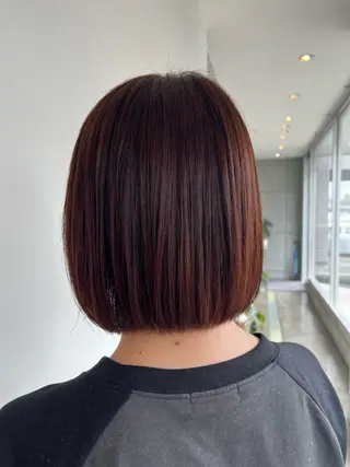 ショート おせ ちさとのヘアスタイル