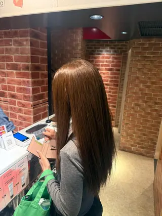 ロング カラー 梶田 侑吾のヘアスタイル