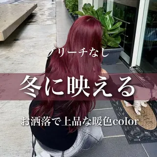 ロング カラー ブリーチなしの達人 🌈KAITOのヘアスタイル
