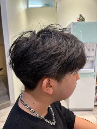 メンズ メンズパーマ 柏木結太のヘアスタイル
