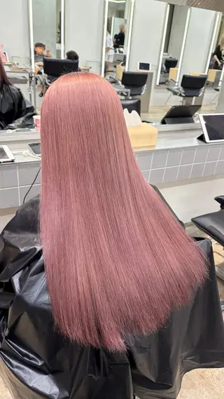 ロング るかブリーチ特化× プルエクステ/渋谷のヘアスタイル