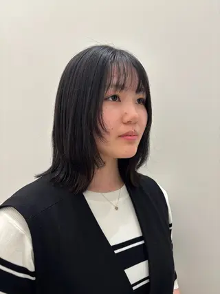 ミディアム mio /ショート カットモデル/名東区のヘアスタイル