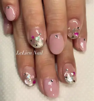 ネイル モチの良さ◉ フィルインネイル♡のネイルデザイン