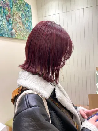 ショート カラー ボブとパーマの達人 /美容室難民の方是非のヘアスタイル