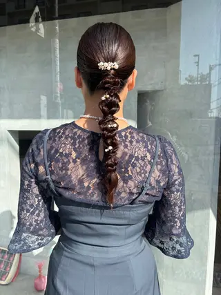 ヘアアレンジ 都築 未来のヘアスタイル