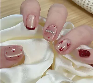 ネイル 🎀PG🩵 ネイルサロンのネイルデザイン