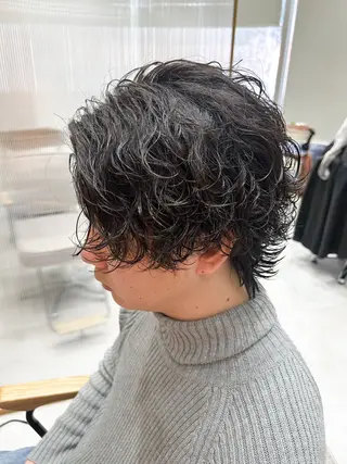 パーマ メンズ 🫧艶髪ボブ🫧 チカのヘアスタイル