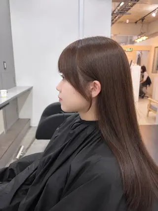 ミディアム カラー GiseL 博多筑紫口店のヘアスタイル