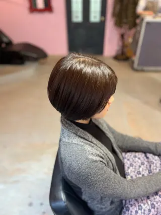 ショート カラー 藤野 海翔のヘアスタイル