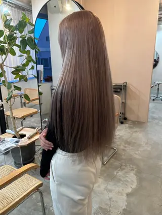 ロング カラー 林 蓮/レイヤー/ 透明感カラーのヘアスタイル