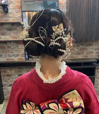 ヘアアレンジ 岡田 七海のヘアスタイル