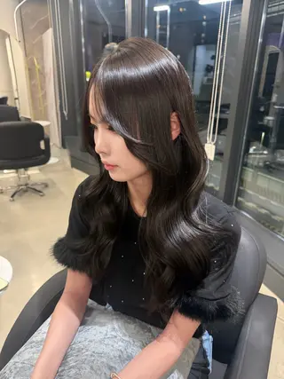 ロング カラー caho/大阪梅田 韓国ヘア♡のヘアスタイル