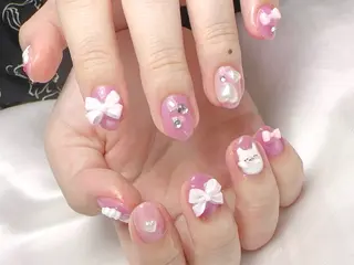 ネイル Cherie PINKのネイルデザイン