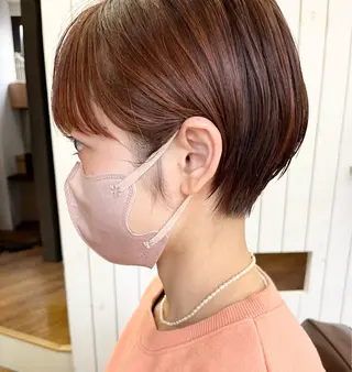 ショート カラー Hareru 豊田 修廣のヘアスタイル