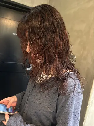 ロング パーマ デザイン/アレンジ ❤︎イシイレイのヘアスタイル