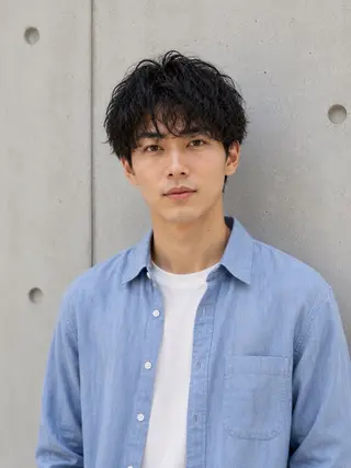 パーマ 矢川 晄士朗のヘアスタイル