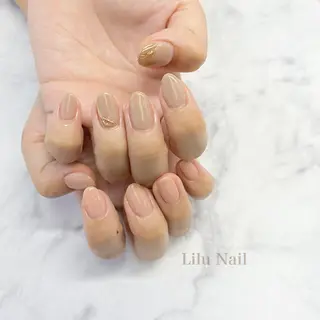 ネイル モチの良さ◉ フィルインネイル♡のネイルデザイン