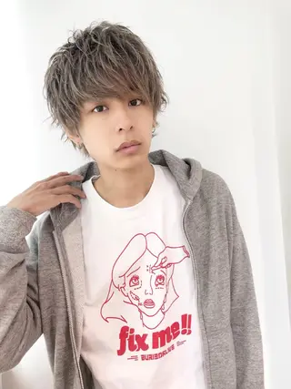 ショート カラー ヘアアレンジ メンズ 【公式】メンズ専門 🔥BLUCK渋谷店のヘアスタイル