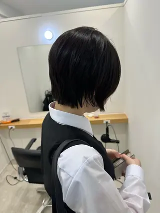 ショート レイヤー/ナチュラル 💐nao.のヘアスタイル
