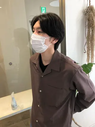 ショート メンズ 柳田 駿のヘアスタイル