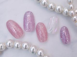 ネイル 💗🪽Tiary Nail🪽💗のネイルデザイン