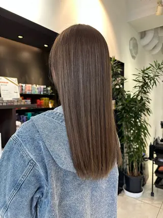 セミロング ya giのヘアスタイル