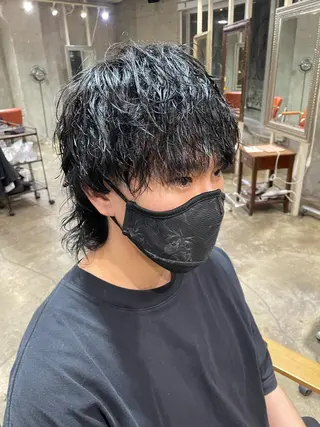 ショート 🔥コテ巻き風 ボブパーマ🔥のヘアスタイル