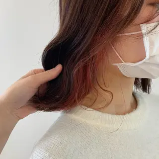 ショート カラー 暖色/ブリーチカラー 🎀 M i k uのヘアスタイル