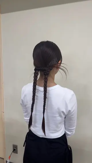 ヘアアレンジ 小北 つつみ/生えグセ改善のヘアスタイル