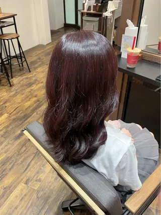 セミロング カラー 赤羽Gardenia 🌸ayame🌸のヘアスタイル