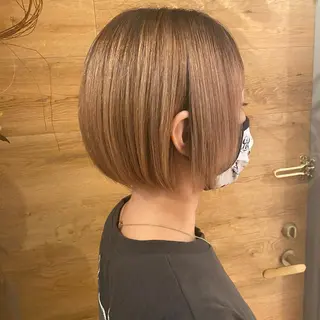 ショート RURI韓国ボブ 🇰🇷タッセルボブのヘアスタイル