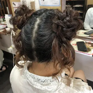 ヘアアレンジ パピヨンロゼ中川 髪質改善/低ダメージのヘアスタイル