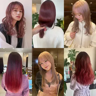 ロング カラー 柔らかい艶暖色 レイヤー🫧姫汝のヘアスタイル