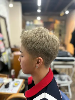 カラー メンズ 生駒のパーマ達人 FEELけんけんのヘアスタイル