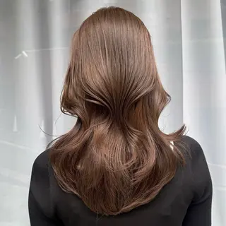 ロング 韓国レイヤー/透明感 カラー🦋mioのヘアスタイル