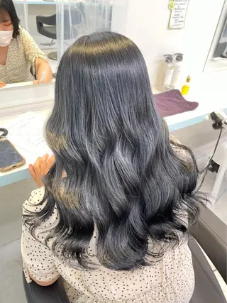 ロング カラー 乾かすだけで美髪✨ 髪質改善専門/鈴木遼のヘアスタイル