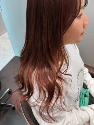 ロング カラー Mina Akiyamaのヘアスタイル