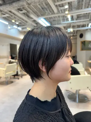 ショート 早稲田/ショート/ 髪質改善/艶カラーのヘアスタイル