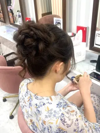ロング 吉田 美悠のヘアスタイル