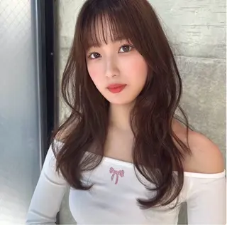 ロング カラー ANRI🎀 福岡美容師/韓国🎀のヘアスタイル