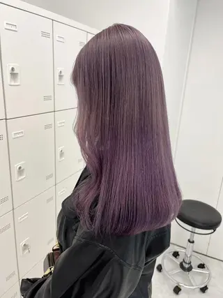 ミディアム カラー 💗爆美女製造機💗 ハイトーン-髪質改善のヘアスタイル